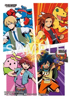 デジモンカードゲーム結城ダン&結城カナン 3枚 sr デジカ 結城ダン＆結城カナン：スリーブ60枚/オフィシャルカードスリーブ03