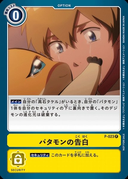 画像1: パタモンの告白　P-023 P オプション (1)