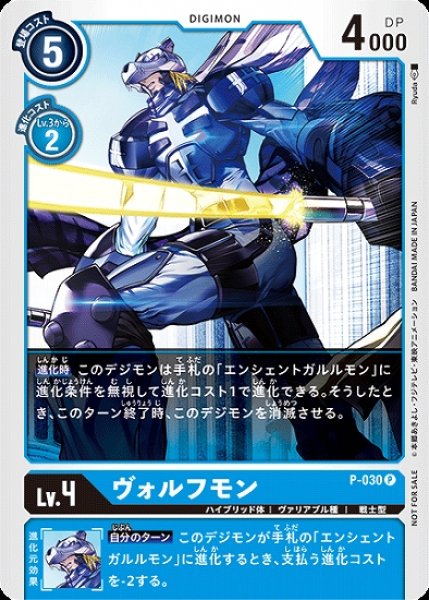 画像1: ヴォルフモン　P-030 P デジモン Lv.4 (1)