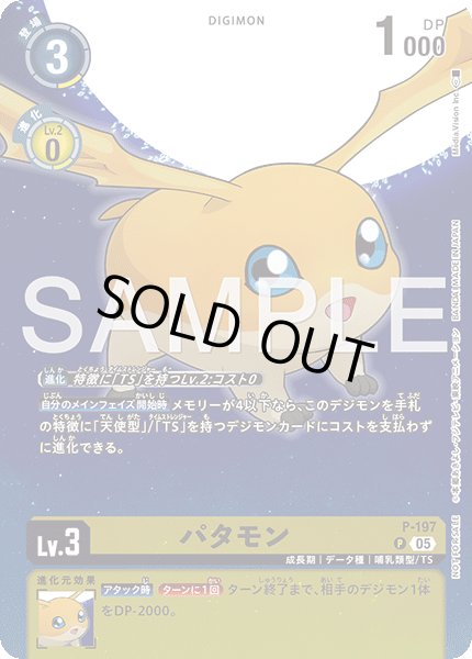 画像1: ［特価品］パタモン【P】《黄》 (1)